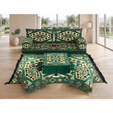 Feyza Decor Home Şark Köşesi Takımı - Otantik Kilim Desenli Yer Minderi Seti - Puflu ve Kırlentli Teras Sedir Grubu