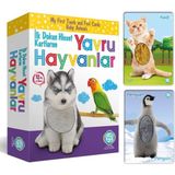 Feyza Design 0-3 Yaş Zeka Kartları - Dokun, Tanı, Eğitim ve Hayvan Figürleri - Seçenek 1