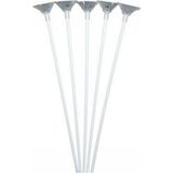 Feyza Design 100 Adet Plastik Balon Çubuğu ve Kup Çubuğu Seti - Seçenek 1