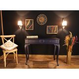 Feyza Design 100 cm Masif Lacivert Çekmeceli Modern Dresuar, Şık ve Zarif Tasarım - Amber