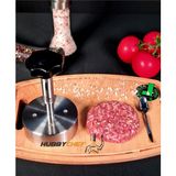 Feyza Design 10CM Hamburger Köftesi Kalıbı, Pratik Şekillendirme Aracı - Antrasit