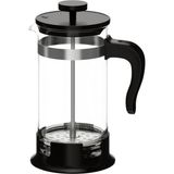 Feyza Design 1l Siyah French Press, 22 cm Yükseklik, Şık ve Kullanışlı Kahve Presi - Seçenek 1 - Ahşap - Bej