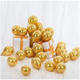 Feyza Design 20 Adet Altın Krom Balon - 12 Inç Hobi ve Parti Malzemeleri - 0,5 x 9 cm - Acem Lalesi Sarısı