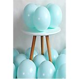 Feyza Design 30'lu Makaron Su Yeşili Balon Seti - Eğlence ve Parti Malzemeleri - 52X38 AMERİKAN SERVİSİ 35X35 PEÇETELER - Adaçayı Yeşili
