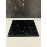 Feyza Design 30X26CM Siyah Mermer Cam Kesme ve Sunum Tahtası - Ahşap - Seçenek 1