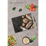 Feyza Design 30X40CM Cam Kesme Tahtası, Sağlıklı ve Pratik Kullanım Için Ideal - Ahşap - Seçenek 1