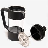 Feyza Design 350 ml French Press ile Kahve Keyfini En Güzel Şekilde Çıkarın - Seçenek 1 - Ahşap - Beyaz