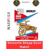 Feyza Design 3D Ahşap Puzzle Eğitim Oyunu Çok Renkli 5+ Yaş Için - Seçenek 1 - 001-Renkli