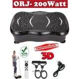 Feyza Design 3D Titreşimli Egzersiz Aleti, Tüm Vücut, Hızlı ve Verimli Spor Cihazı - Seçenek 1 - Ahşap