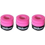 Feyza Design 3'lü Comfort Bowl O'grips Tenis Raketi Tutucu Seti, Pembe - Seçenek 1 - Ahşap - Bej