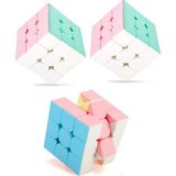 Feyza Design 3'lü Pastel Renkler Hız Küpü - Eğitici Zeka Oyunu - Seçenek 1