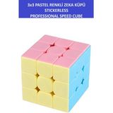 Feyza Design 3x3 Profesyonel Pastel Renkli Speed Cube - Zeka ve Sabır Küpü - Seçenek 1