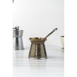 Feyza Design 4 Kişilik Döküm Cezve, Indüksiyon Uyumlu, 170 Ml, Şık ve Dayanıklı - Seçenek 1 - Açık Bej