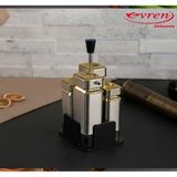 Feyza Design 4 Parça Kare Cam Yağdanlık ve Baharatlık Seti, Şık ve Kullanışlı Tasarım - Seçenek 1