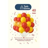 Feyza Design 40’lı Sarı & Kırmızı Aslan Konsept Parti Balon Seti - 52X38 AMERİKAN SERVİSİ 35X35 PEÇETELER - Acem Lalesi Sarısı