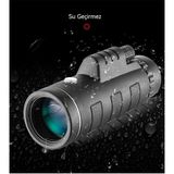 Feyza Design 40X60 Ultra Zoom Monoküler Teleskop, Pusula, Tripot ve Telefon Tutucu - Seçenek 1