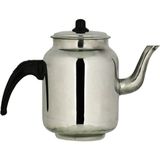 Feyza Design 5 Numara Alüminyum Semaver Üstü Çaydanlık, Kahveci Demliği 2,5 L - Altın - Gümüş - Bakır - Seçenek 1
