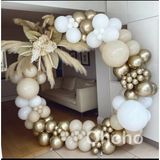 Feyza Design 50 Adet Beyaz Balon Zinciri - Hobi ve Parti Malzemeleri - Seçenek 1