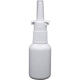 Feyza Design 50 ml Beyaz Hdpe Nazal Sprey Şişesi, Beyaz Pompa, Burun Spreyi Kutusu - Ahşap - Beyaz - Seçenek 1