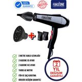 Feyza Design 5500 Turbo Vigo Başlıklı Güçlü Fön Makinesi, 2400W Performans - Ahşap