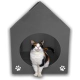 Feyza Design 5'li Kedi Evi Seti, Su Geçirmez Bahçe ve Sokak Için Güvenli Yuva - Seçenek 1