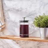Feyza Design 600ML French Press ile Kahve ve Çay Keyfini En Güzel Şekilde Çıkarın - Seçenek 1 - Açık Bej