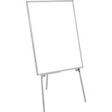 Feyza Design 60X85 cm Ayaklı Yazı Tahtası, Şık ve Kullanışlı Tasarım - Ahşap - Beyaz - Seçenek 1