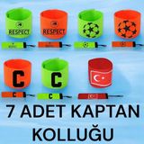 Feyza Design 7 Adet Şampiyonlar Ligi Kaptanlık Bandı, Profesyonel, Şık ve Dayanıklı - Seçenek 1