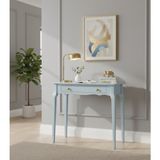 Feyza Design 90 cm Masif Konik Açık Mavi Dresuar ile Şıklığa Davet Edin - Ahşap - Ceviz
