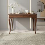 Feyza Design 90 cm Rustik Ceviz Masif Dresuar, Şık ve Doğal Tasarım - Ahşap - Ceviz