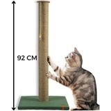 Feyza Design 90 cm Uzun Yeşil Kedi Tırmalama Tahtası, Catnipli ve Eğlenceli Keyifli Kullanım - Seçenek 1