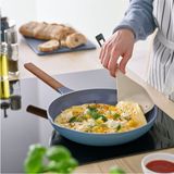 Feyza Design Açık Bej-Antrasit Renkli 32 cm Uzunlukta Çok Amaçlı Spatula - Ahşap - Bej - Seçenek 1