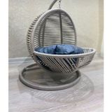 Feyza Design Açık Gri Büyük Boy Kedi ve Küçük Köpek Salıncağı Yatak, Konforlu ve Şık Seçim - Seçenek 1