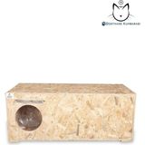 Feyza Design Ahşap Kedi Kulübesi, 90X35X40 Cm, Rahat ve Güvenli Kedi Evi - Seçenek 1