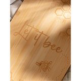 Feyza Design Ahşap Kesme Tahtası 15X15 Cm, Şık ve Dayanıklı Mutfak Aksesuarı - Amber - Seçenek 1