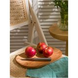 Feyza Design Ahşap Kesme Tahtası, 30 Cm, Doğal ve Şık Tasarım - Amber - Seçenek 1
