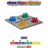Feyza Design Ahşap Kızma Birader Kutulu Zeka ve Strateji Oyunu - Seçenek 1