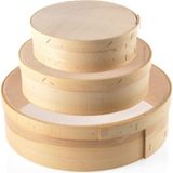 Feyza Design Ahşap Tahta Un Eleği, 20 cm Çap, 7 cm Derinlik, Kaliteli ve Kullanışlı - Seçenek 1