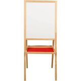 Feyza Design Ayaklı Yazı Tahtası, Beyaz, Kalem ve Silgi Hediyeli - Ahşap - Beyaz - Seçenek 1
