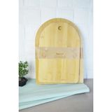 Feyza Design Bambu 2'li Kesme Tahtası Seti, 34X24 ve 30X20 Cm, Dayanıklı ve Şık Kullanım - Ahşap - Ceviz - Seçenek 1