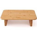 Feyza Design Bambu Ayaklı Diktörtgen Kesme Tahtası Bej 34X22X9 cm - Ahşap - Bej - Seçenek 1