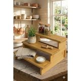 Feyza Design Bambu Baharatlık Organizer, Çıkarılabilir Tak ve Stand Özelliği - Seçenek 1