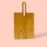 Feyza Design Bambu Dikdörtgen Kesme Tahtası 32X24 Cm, Şık ve Dayanıklı Mutfak Gereci - Ahşap - Bej - Seçenek 1