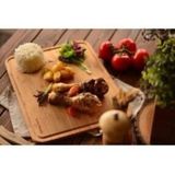 Feyza Design Bambum Talau Orta Boy Kesme ve Steak Tahtası, Şık ve Dayanıklı Tasarım - Ahşap - Ceviz - Seçenek 1
