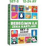 Feyza Design Bebeğimin Ilk Zeka Kartları Seti 3 / 12-24 Ay - Eğitici Kartlar - Seçenek 1