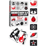 Feyza Design Bebekler Için 0-6 Aylık Zeka Kartları Eğitici Seti - Seçenek 1