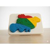 Feyza Design Bebekler Için Eğitici Puzzle Oyuncak - Zeka Geliştirici Balık Teması - Seçenek 1