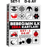 Feyza Design Bebekler Için Ilk Zeka Kartları Seti 0-6 Ay Eğitici Oyuncaklar - Seçenek 1