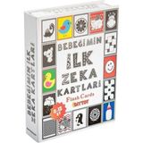 Feyza Design Bebekler Için Ilk Zeka Kartları - Turuncu Ahşap Oyuncak - Seçenek 1 - Altın
