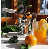 Feyza Design Beyaz Renkli Narenciye Sıkacağı, Hızlı ve Pratik Meyve Sıkma Cihazı - Ahşap - Beyaz